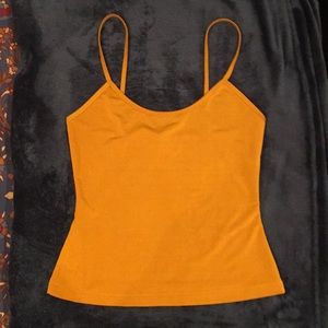 Betsey Johnson vintage 90's gold camisole top